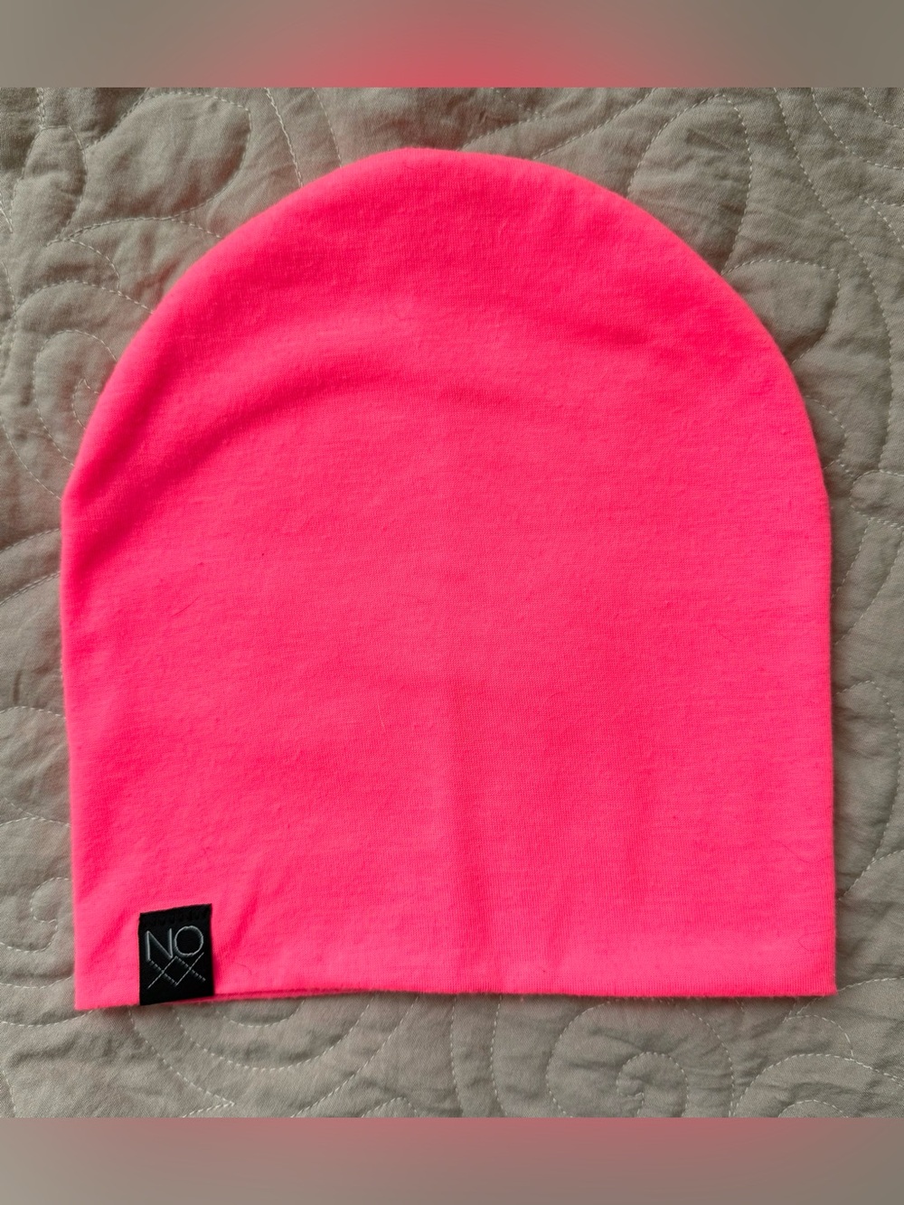 NOXX Kids Neon Pink Slouchy Beanie Hat